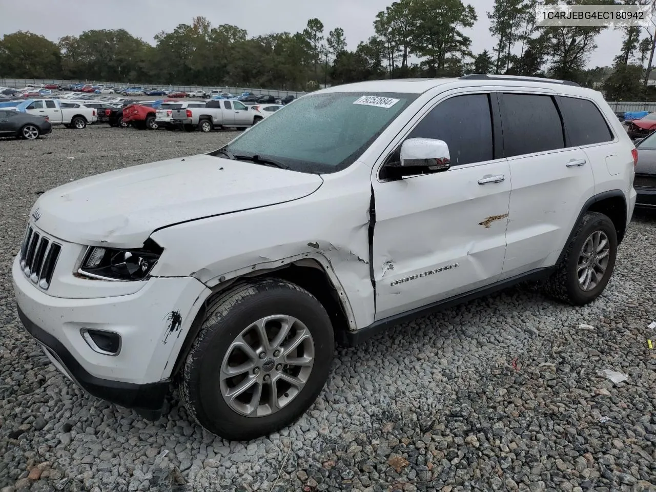 2014 Jeep Grand Cherokee Limited VIN: 1C4RJEBG4EC180942 Lot: 79252884