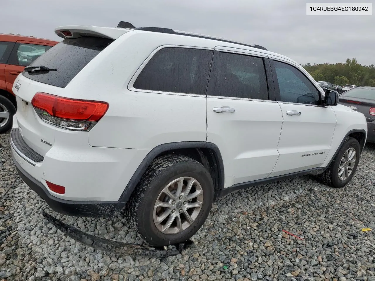 2014 Jeep Grand Cherokee Limited VIN: 1C4RJEBG4EC180942 Lot: 79252884