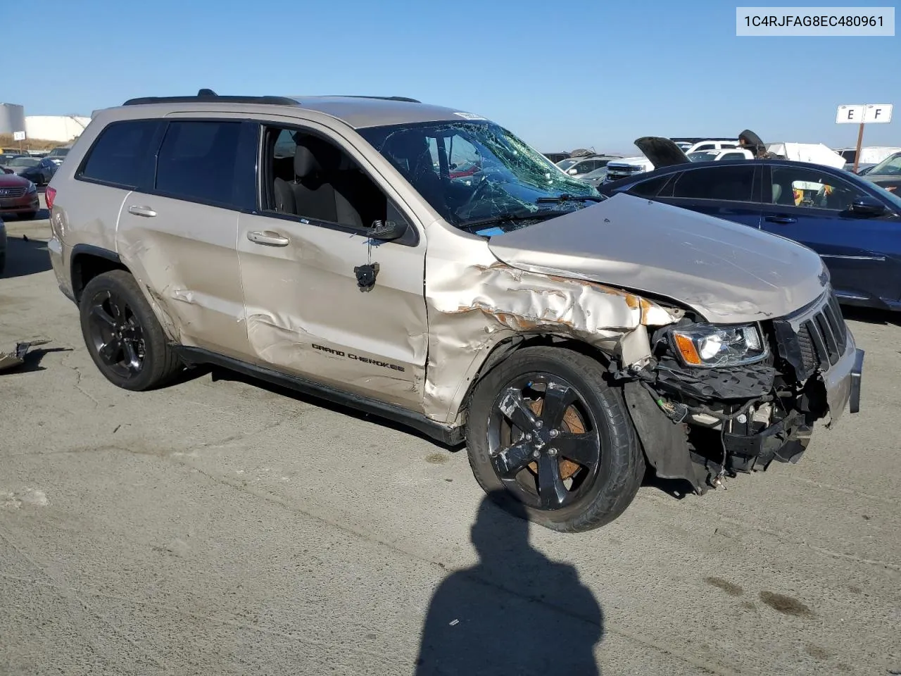 2014 Jeep Grand Cherokee Laredo VIN: 1C4RJFAG8EC480961 Lot: 79560314