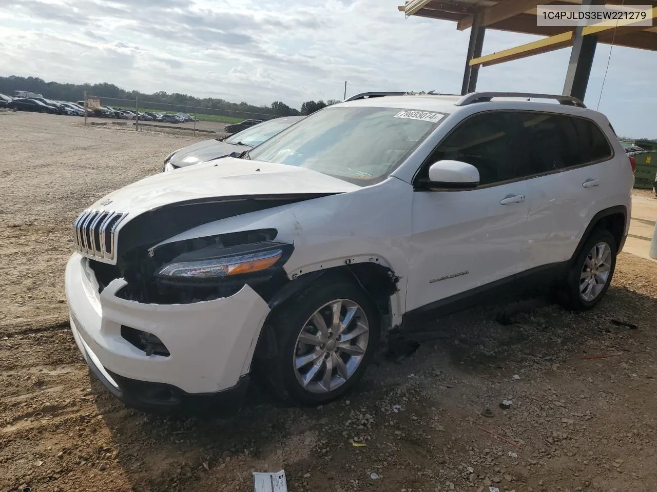 2014 Jeep Cherokee Limited VIN: 1C4PJLDS3EW221279 Lot: 79693074