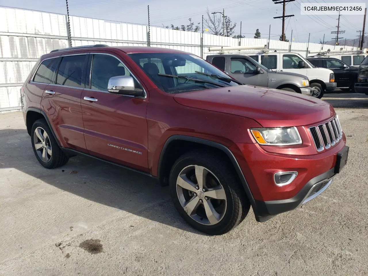 2014 Jeep Grand Cherokee Limited VIN: 1C4RJEBM9EC412456 Lot: 79745844