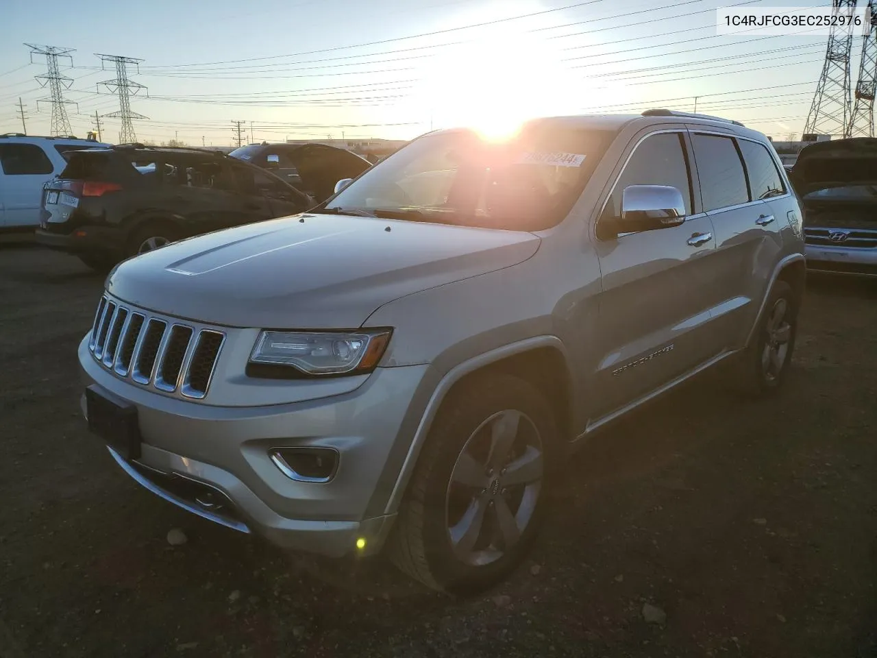 2014 Jeep Grand Cherokee Overland VIN: 1C4RJFCG3EC252976 Lot: 79876244