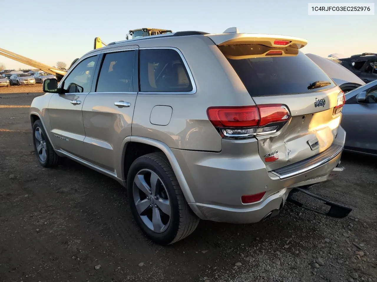 2014 Jeep Grand Cherokee Overland VIN: 1C4RJFCG3EC252976 Lot: 79876244