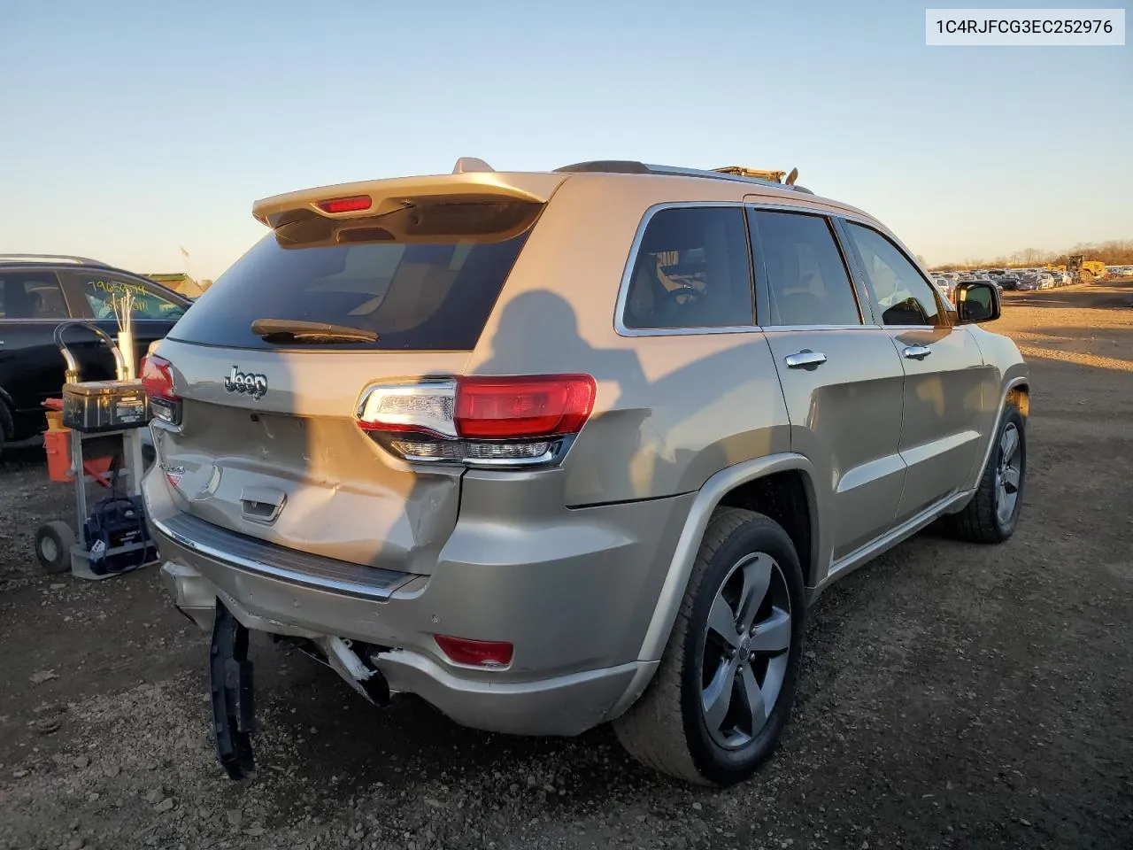 2014 Jeep Grand Cherokee Overland VIN: 1C4RJFCG3EC252976 Lot: 79876244