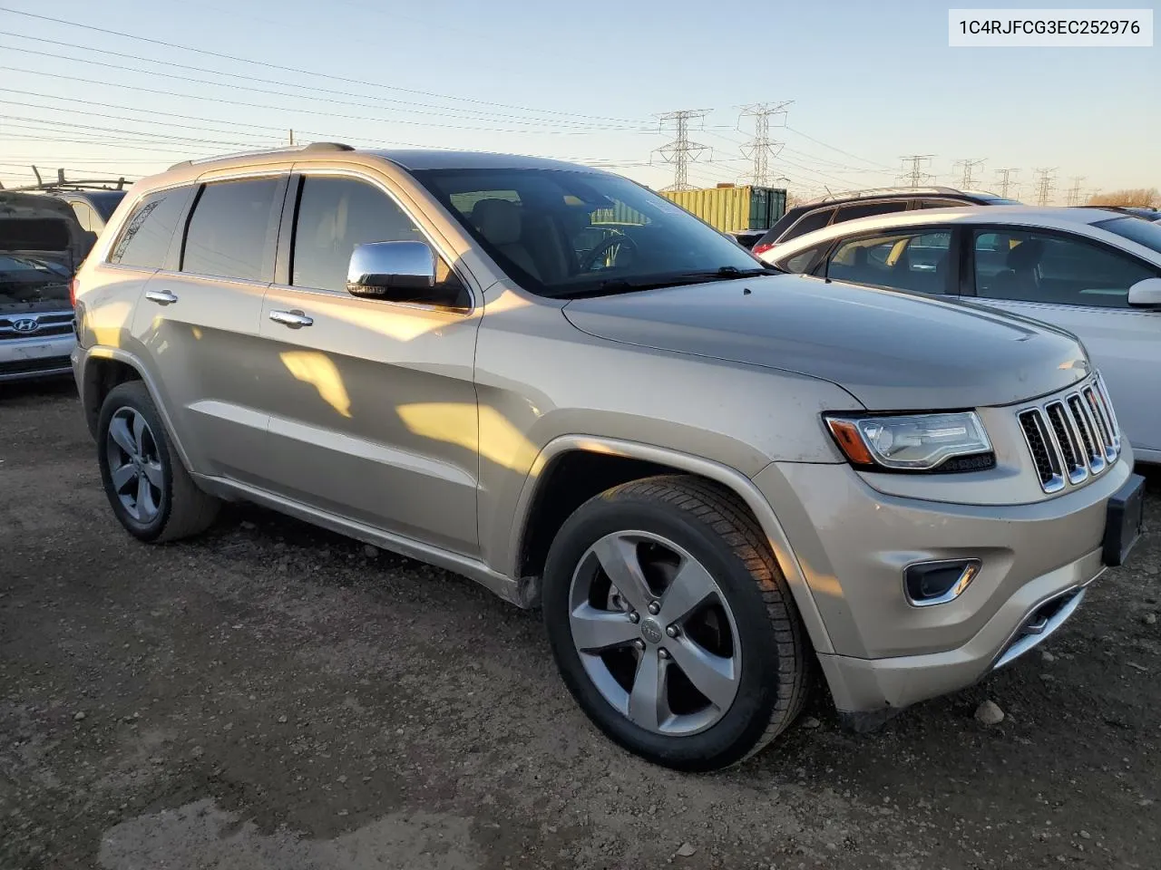 2014 Jeep Grand Cherokee Overland VIN: 1C4RJFCG3EC252976 Lot: 79876244