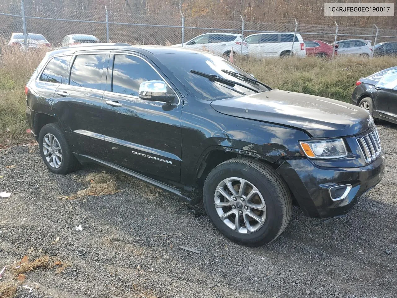 2014 Jeep Grand Cherokee Limited VIN: 1C4RJFBG0EC190017 Lot: 79938274