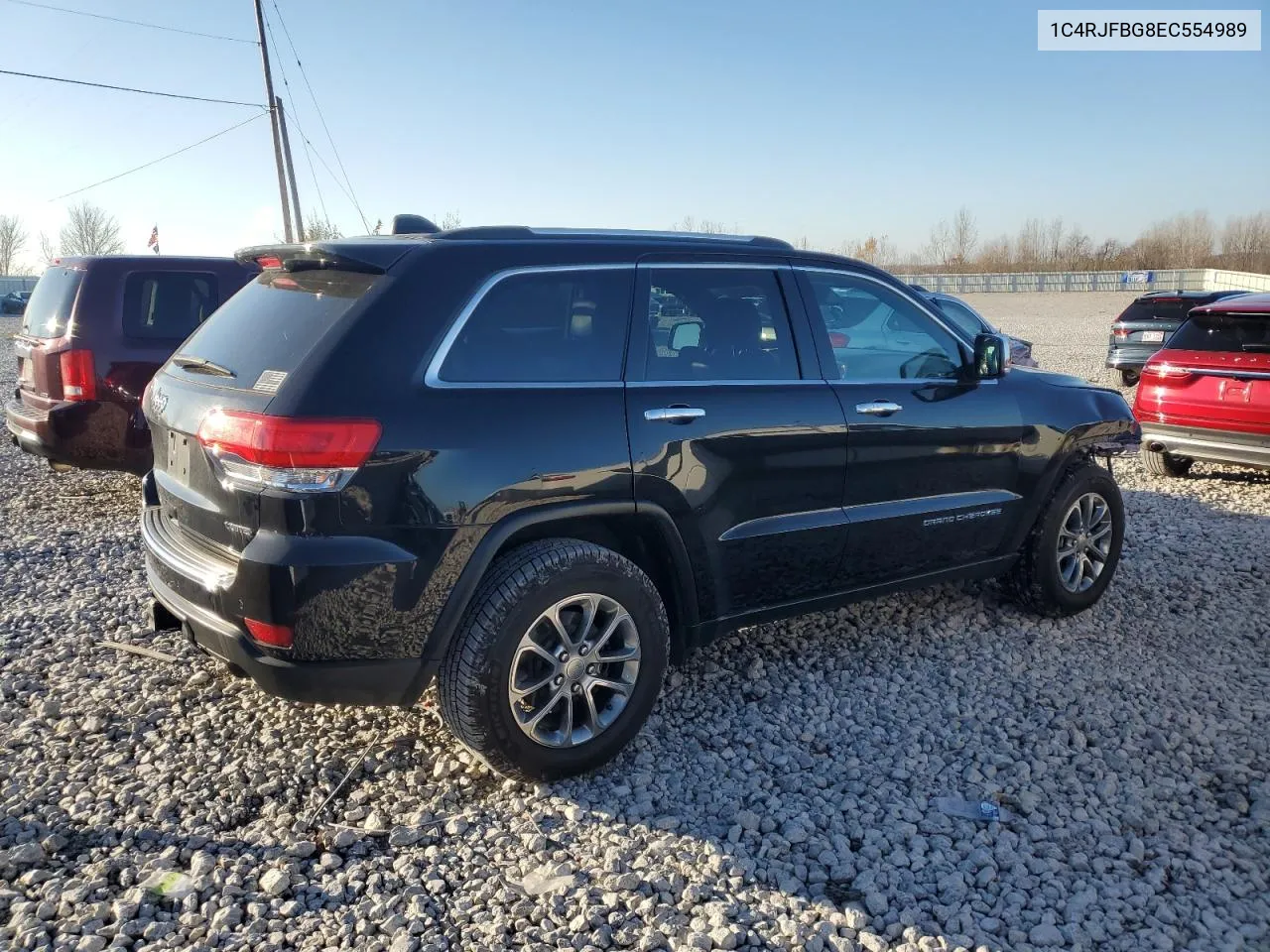 2014 Jeep Grand Cherokee Limited VIN: 1C4RJFBG8EC554989 Lot: 80018194