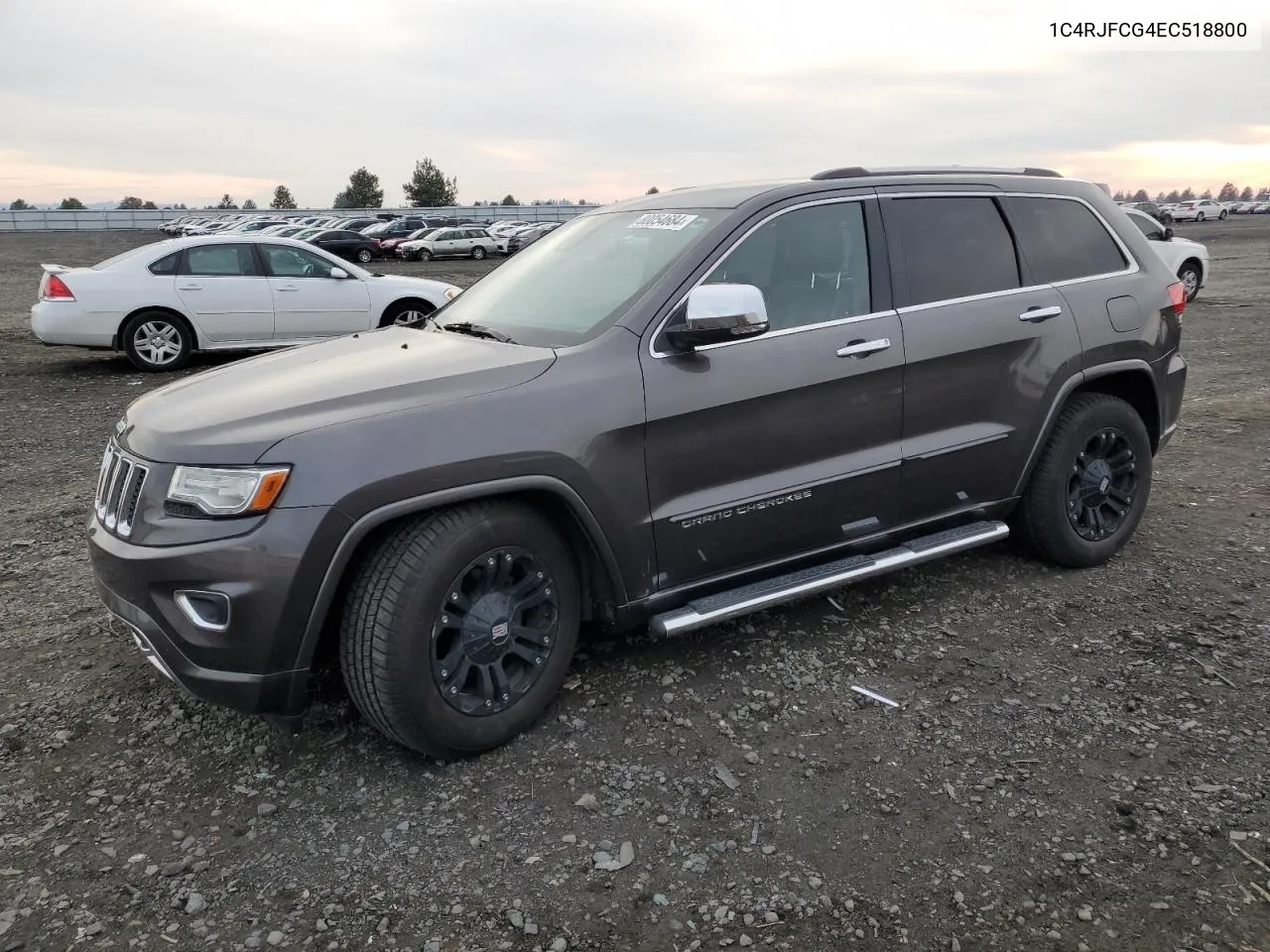 2014 Jeep Grand Cherokee Overland VIN: 1C4RJFCG4EC518800 Lot: 80054684