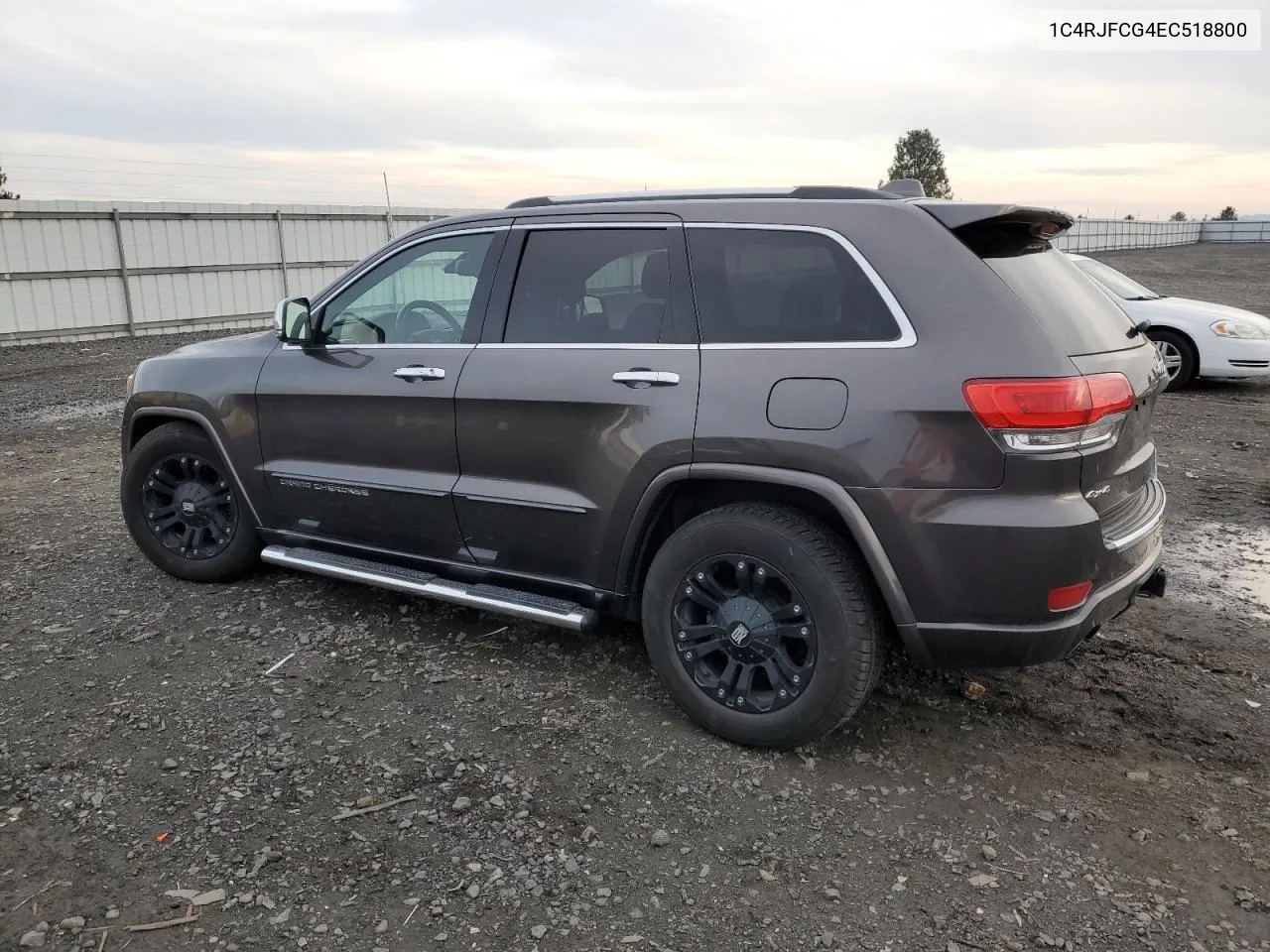 2014 Jeep Grand Cherokee Overland VIN: 1C4RJFCG4EC518800 Lot: 80054684