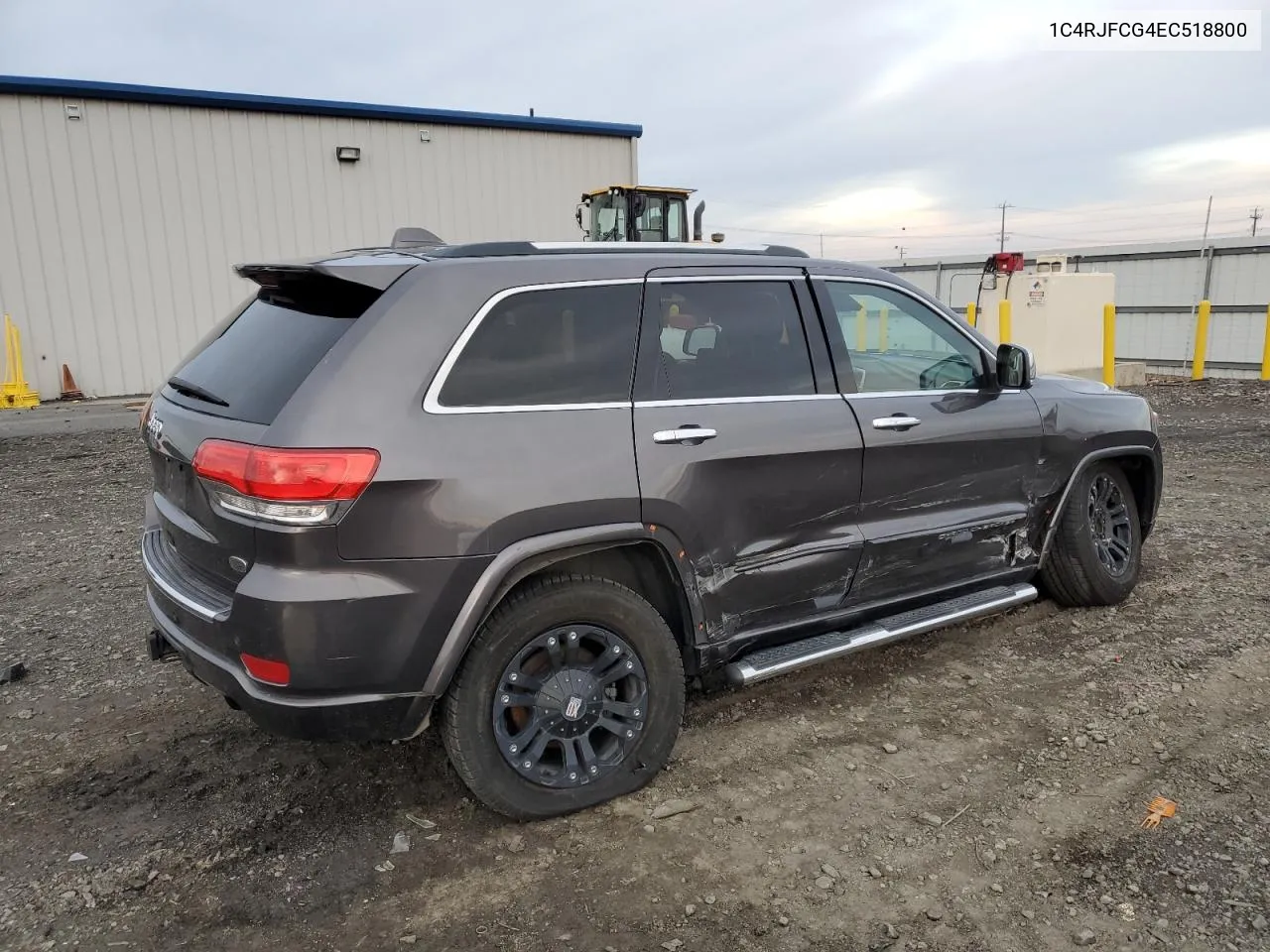 2014 Jeep Grand Cherokee Overland VIN: 1C4RJFCG4EC518800 Lot: 80054684