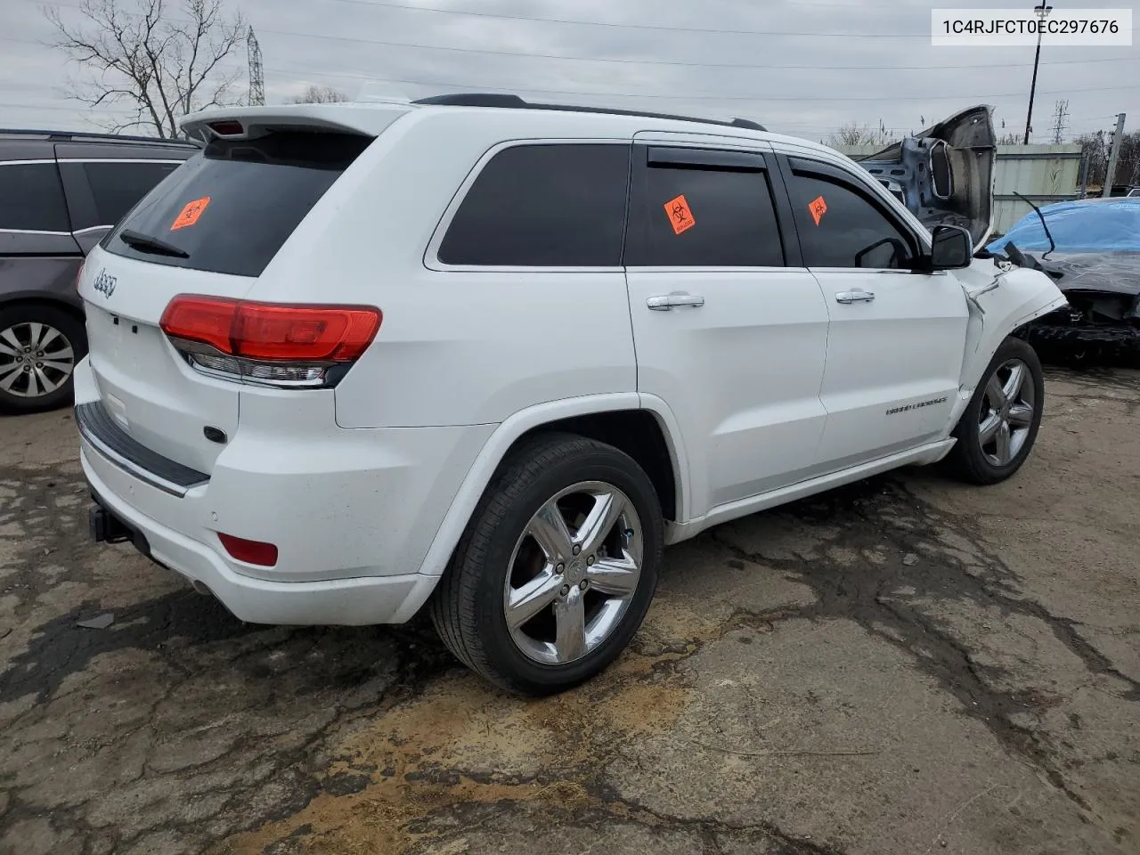 2014 Jeep Grand Cherokee Overland VIN: 1C4RJFCT0EC297676 Lot: 80095914