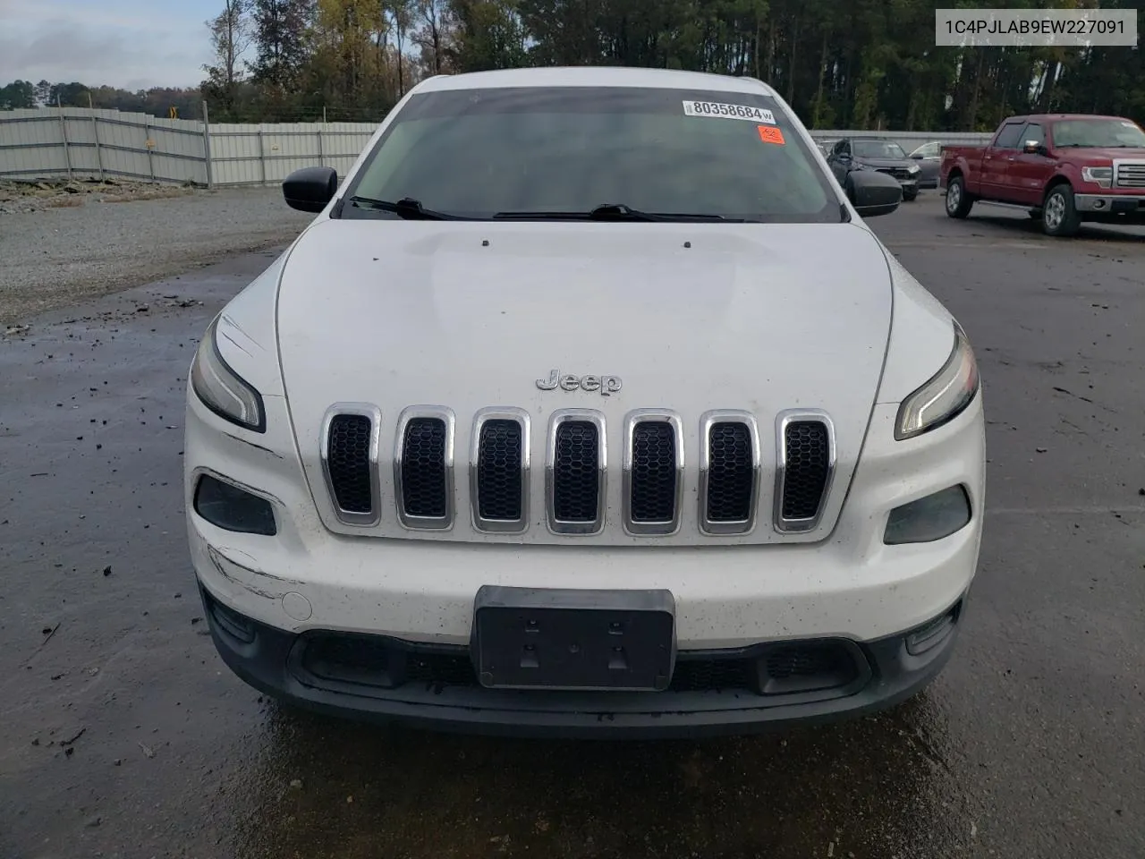 2014 Jeep Cherokee Sport VIN: 1C4PJLAB9EW227091 Lot: 80358684