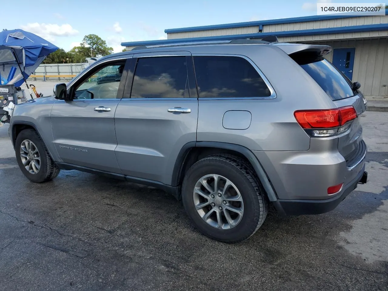 2014 Jeep Grand Cherokee Limited VIN: 1C4RJEBG9EC290207 Lot: 80377284