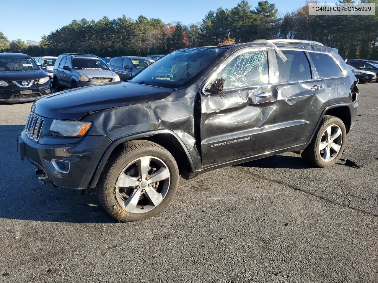 2014 Jeep Grand Cherokee Overland VIN: 1C4RJFCG7EC156929 Lot: 80520884