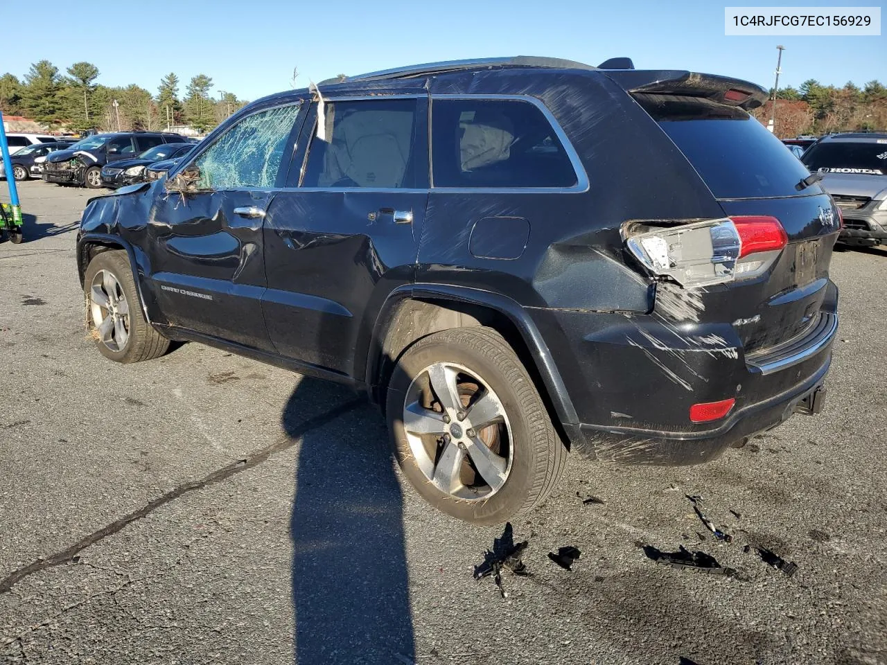 2014 Jeep Grand Cherokee Overland VIN: 1C4RJFCG7EC156929 Lot: 80520884