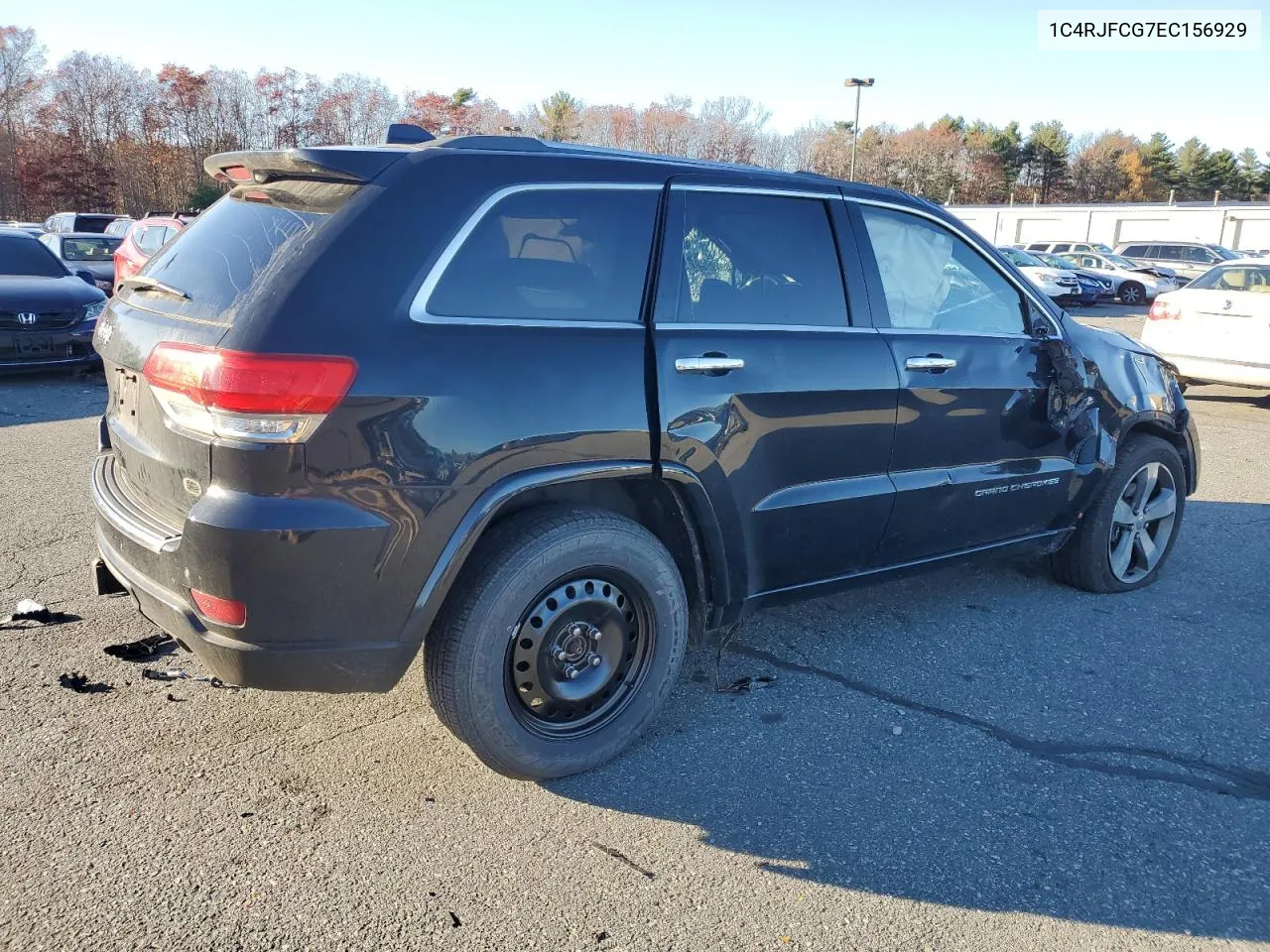 2014 Jeep Grand Cherokee Overland VIN: 1C4RJFCG7EC156929 Lot: 80520884