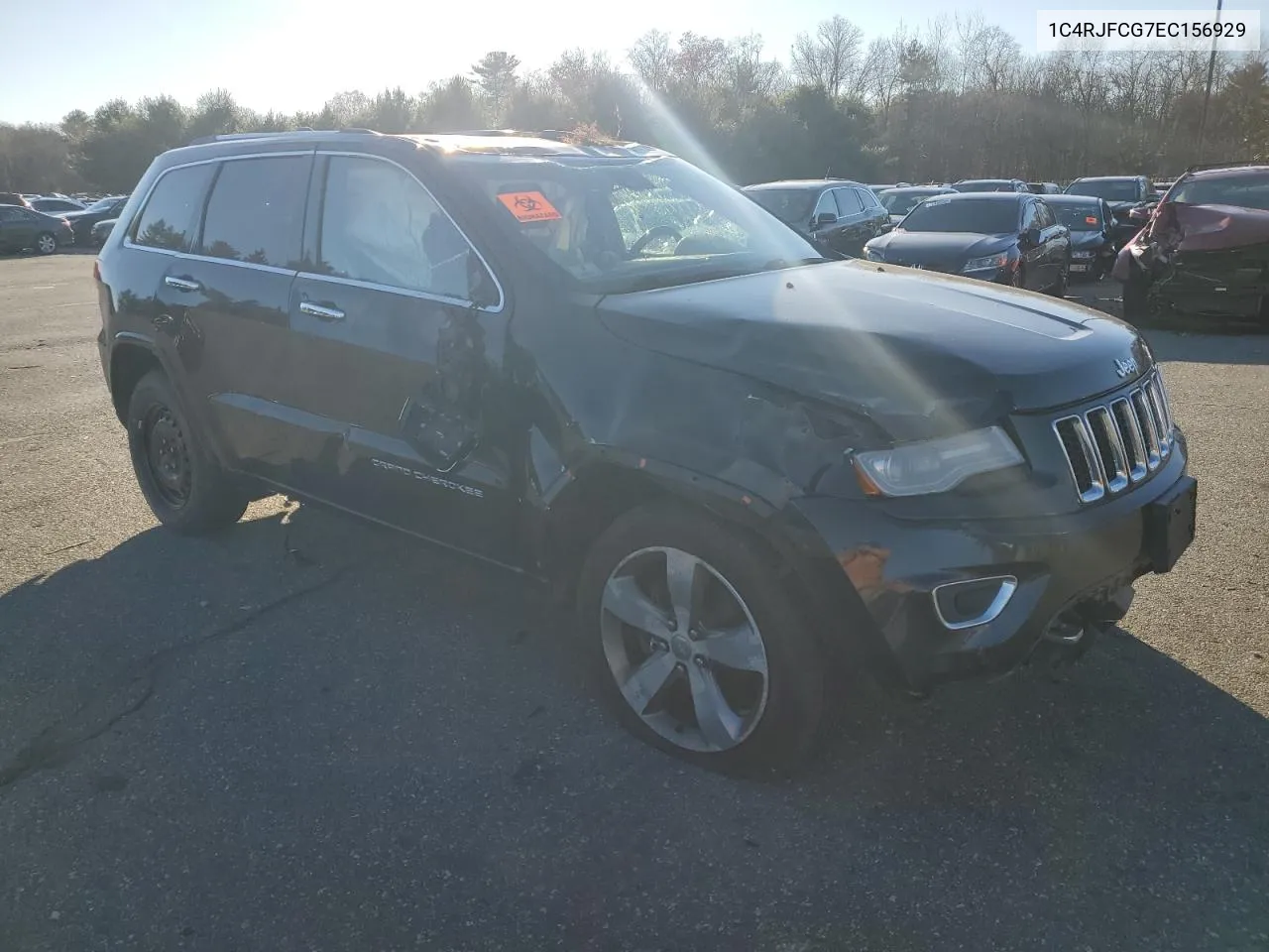 2014 Jeep Grand Cherokee Overland VIN: 1C4RJFCG7EC156929 Lot: 80520884