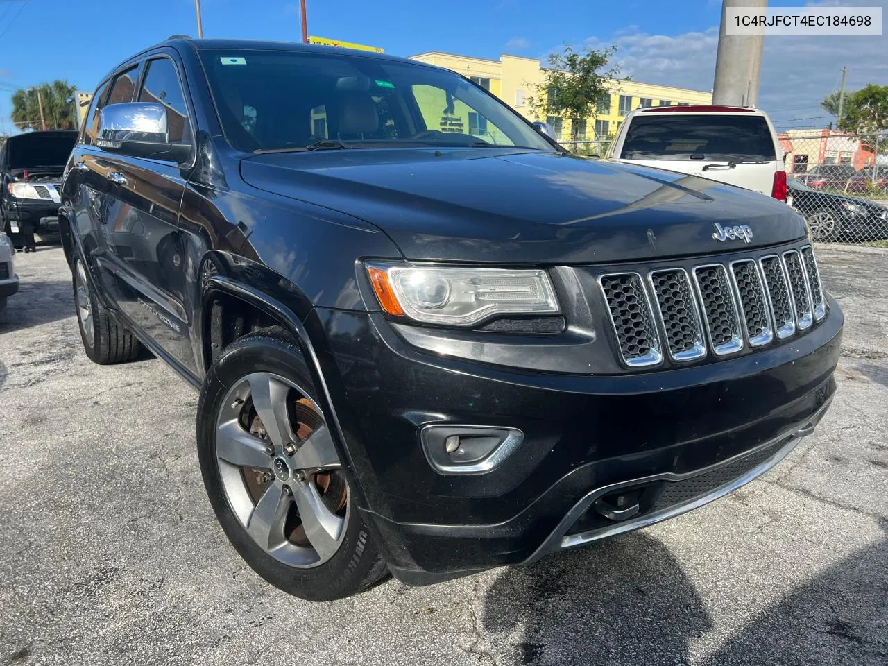 2014 Jeep Grand Cherokee Overland VIN: 1C4RJFCT4EC184698 Lot: 80534764