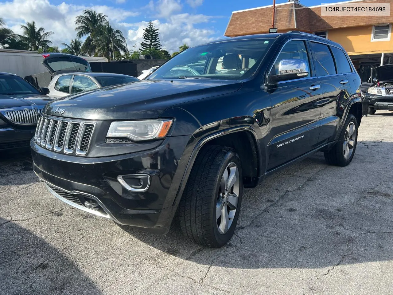 2014 Jeep Grand Cherokee Overland VIN: 1C4RJFCT4EC184698 Lot: 80534764