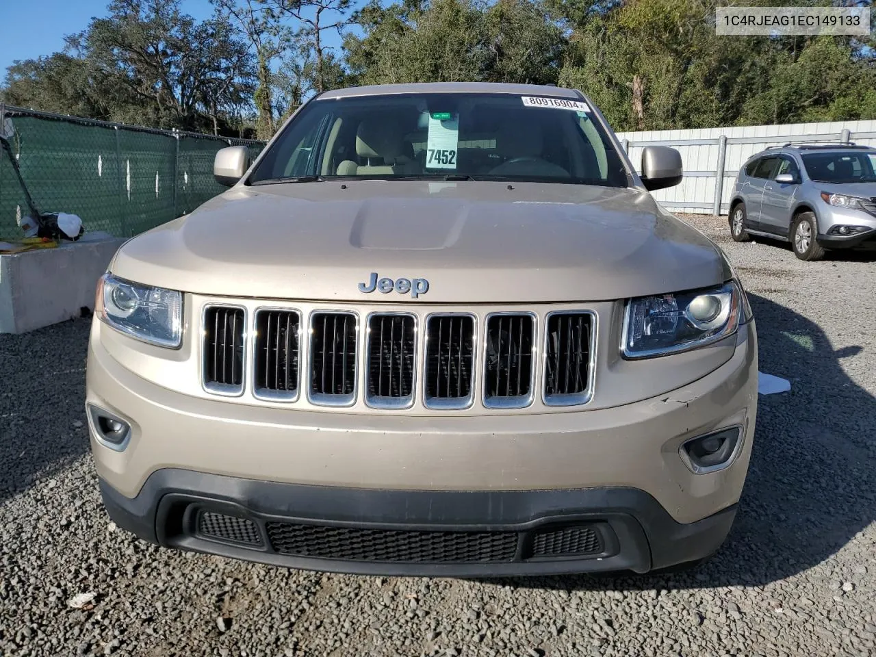 2014 Jeep Grand Cherokee Laredo VIN: 1C4RJEAG1EC149133 Lot: 80916904