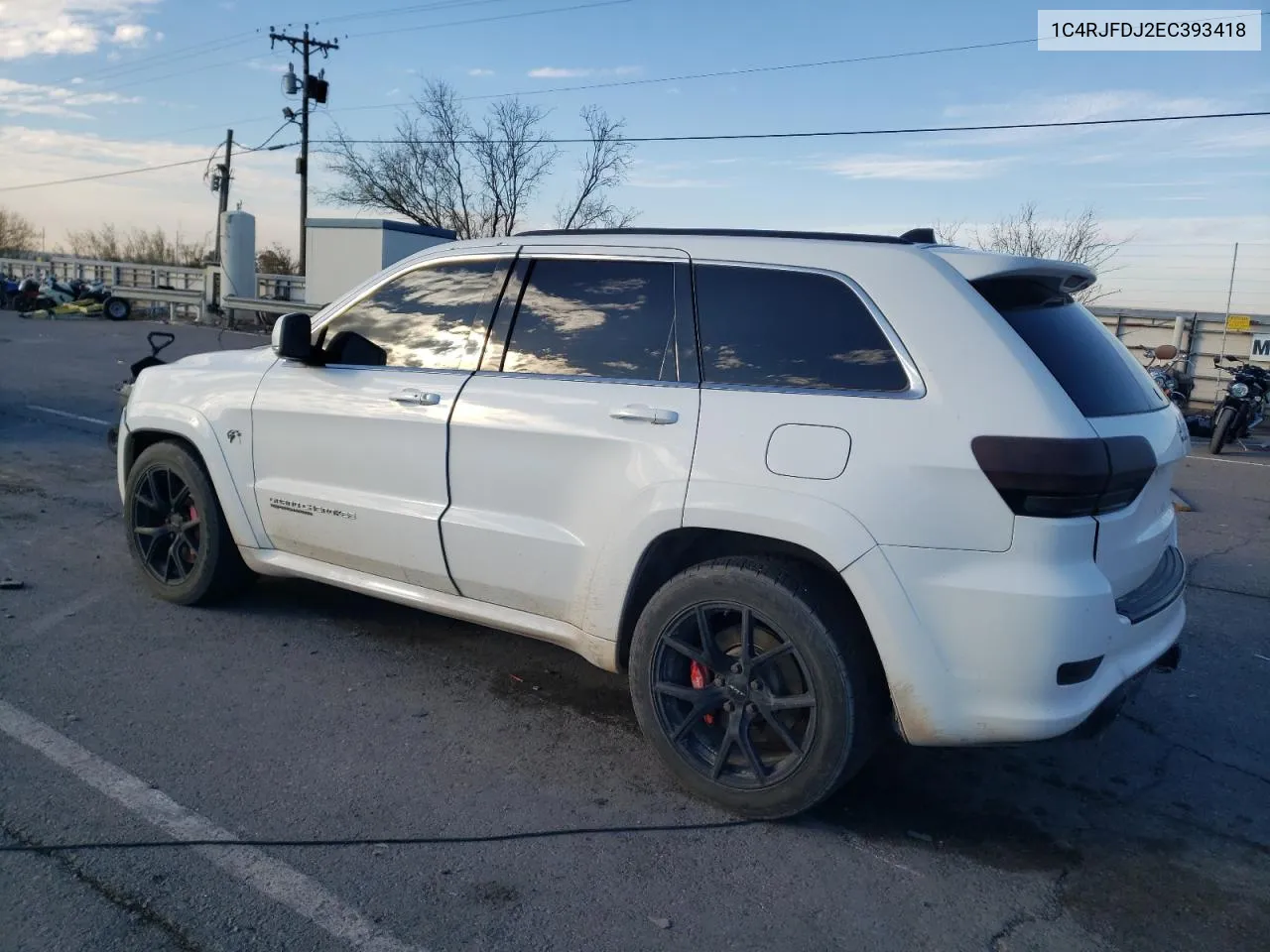 2014 Jeep Grand Cherokee Srt-8 VIN: 1C4RJFDJ2EC393418 Lot: 82029113