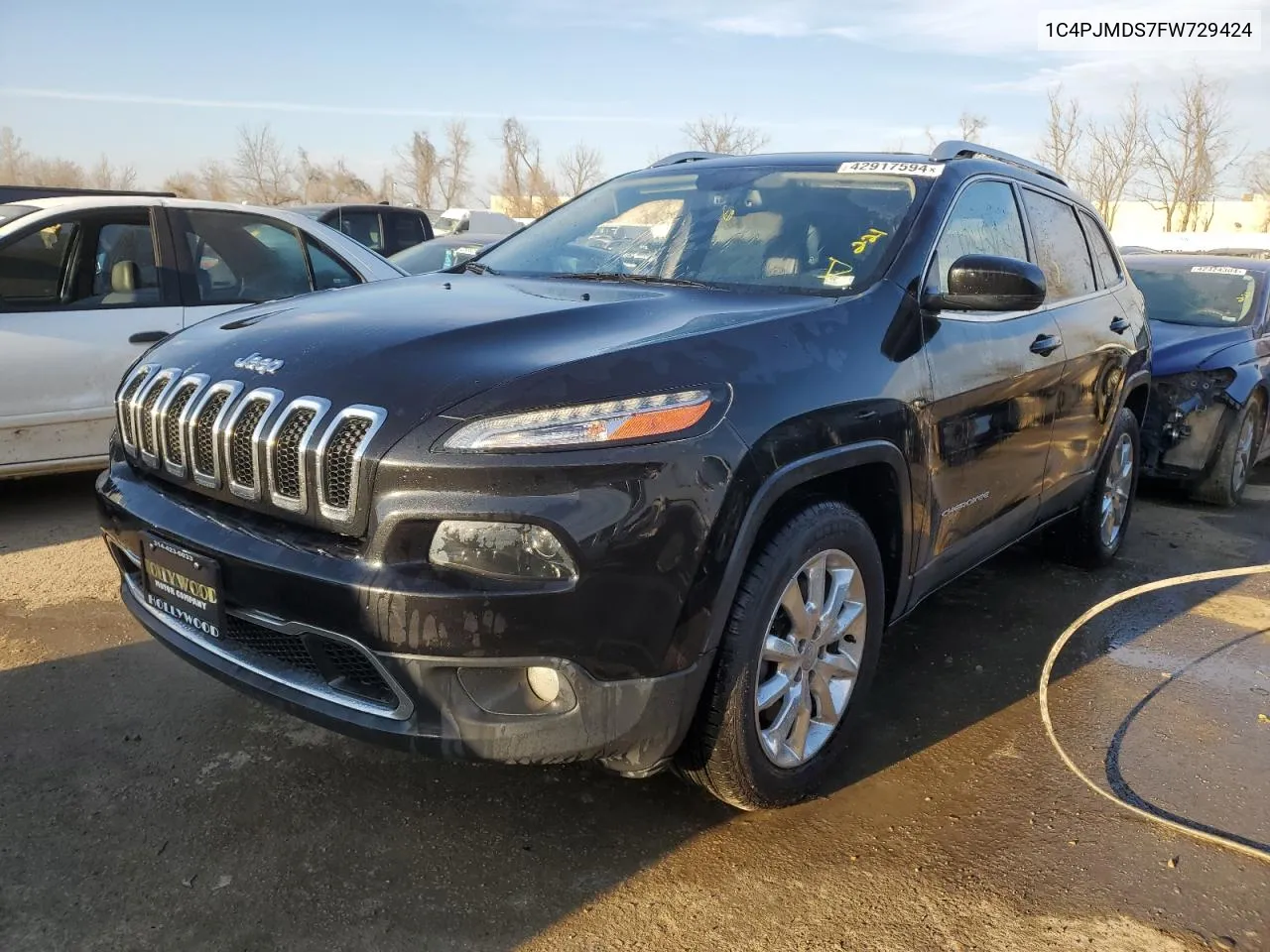 1C4PJMDS7FW729424 2015 Jeep Cherokee Limited