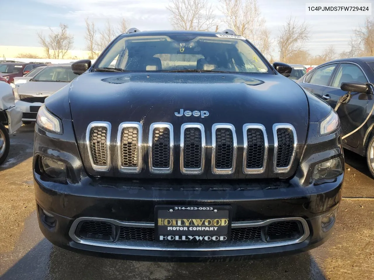 2015 Jeep Cherokee Limited VIN: 1C4PJMDS7FW729424 Lot: 42917594