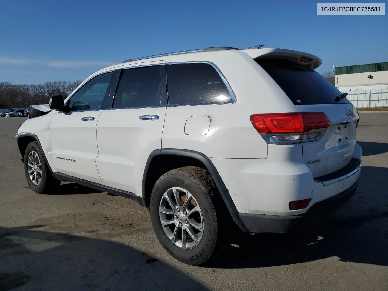 2015 Jeep Grand Cherokee Limited VIN: 1C4RJFBG8FC725581 Lot: 44009104