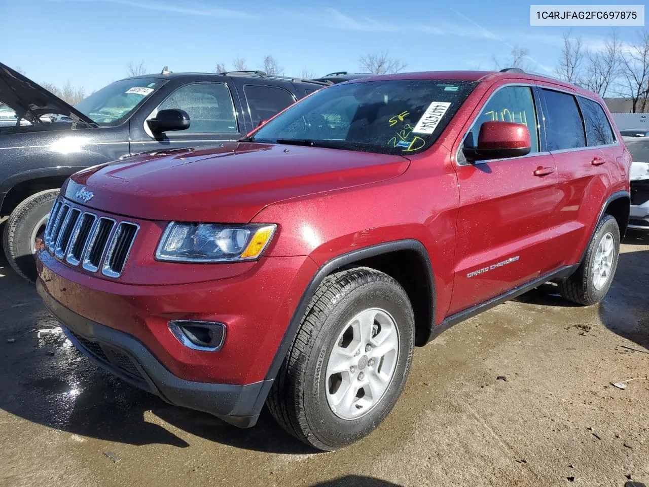 2015 Jeep Grand Cherokee Laredo VIN: 1C4RJFAG2FC697875 Lot: 44474704