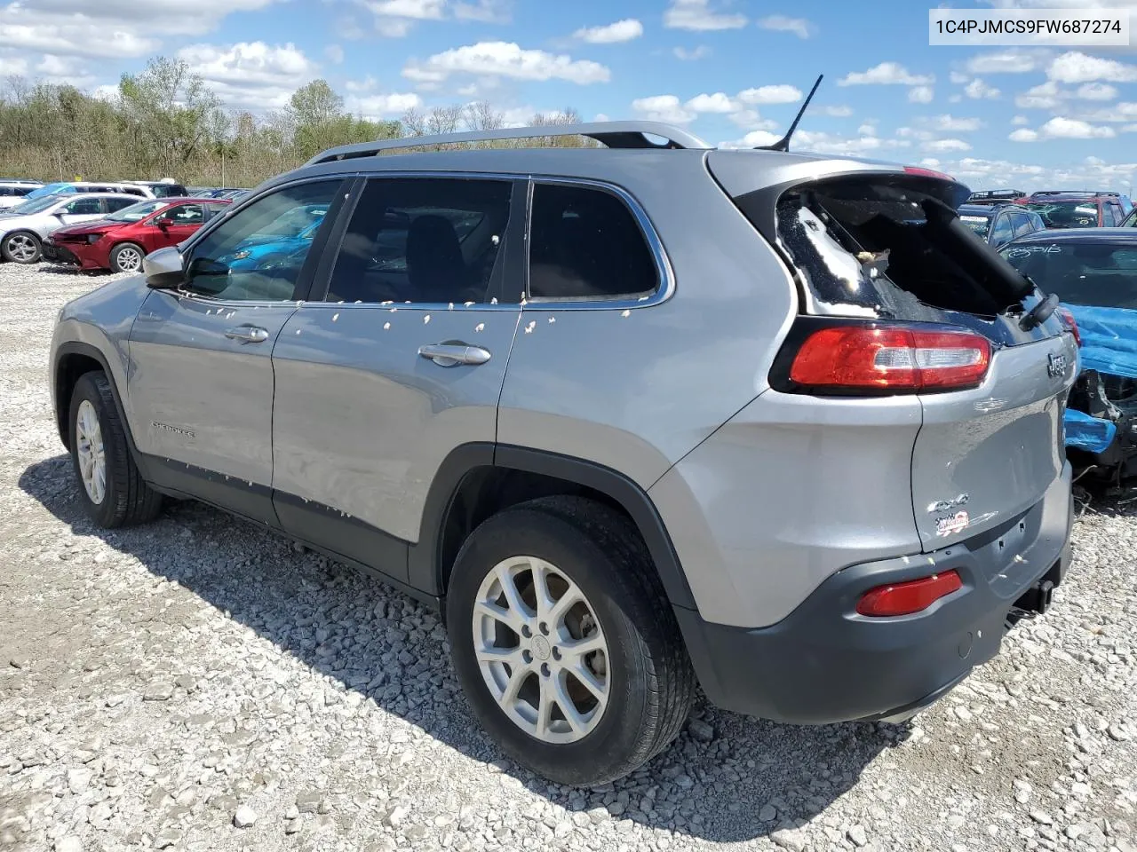 1C4PJMCS9FW687274 2015 Jeep Cherokee Latitude