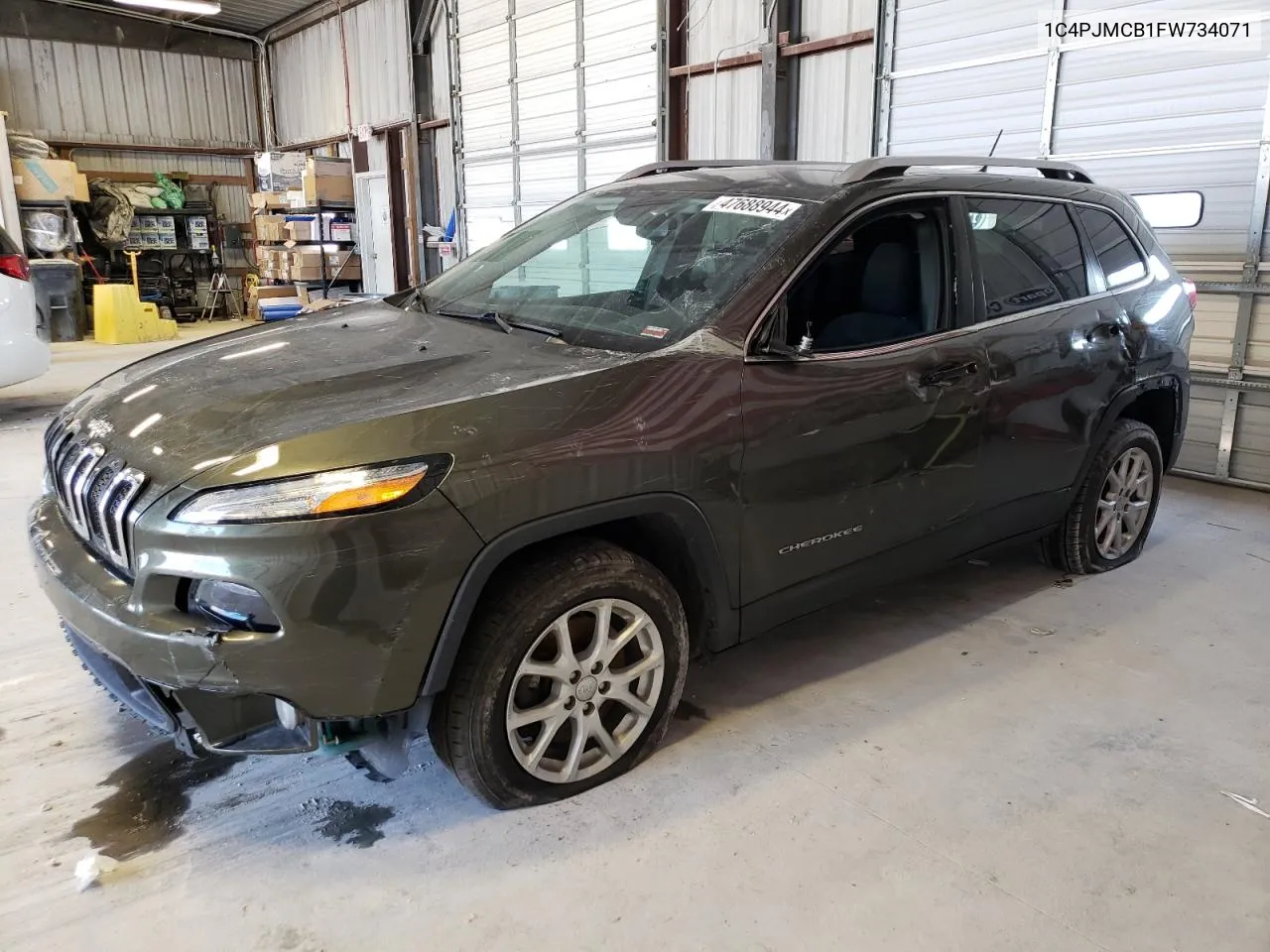 2015 Jeep Cherokee Latitude VIN: 1C4PJMCB1FW734071 Lot: 47688944