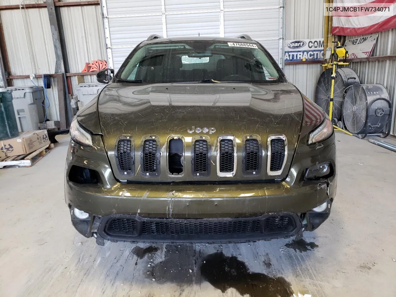 2015 Jeep Cherokee Latitude VIN: 1C4PJMCB1FW734071 Lot: 47688944