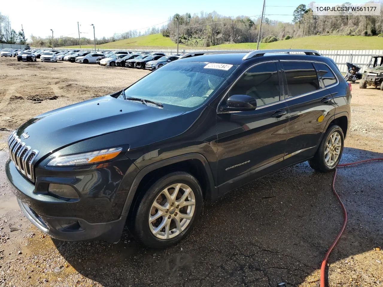 1C4PJLCS3FW561177 2015 Jeep Cherokee Latitude