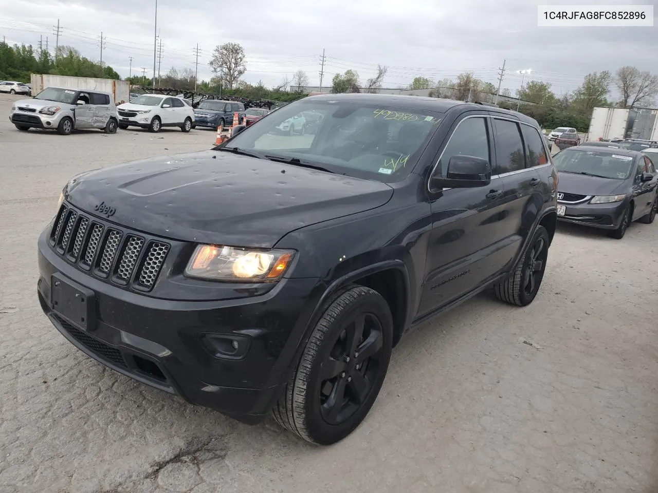 2015 Jeep Grand Cherokee Laredo VIN: 1C4RJFAG8FC852896 Lot: 49298074