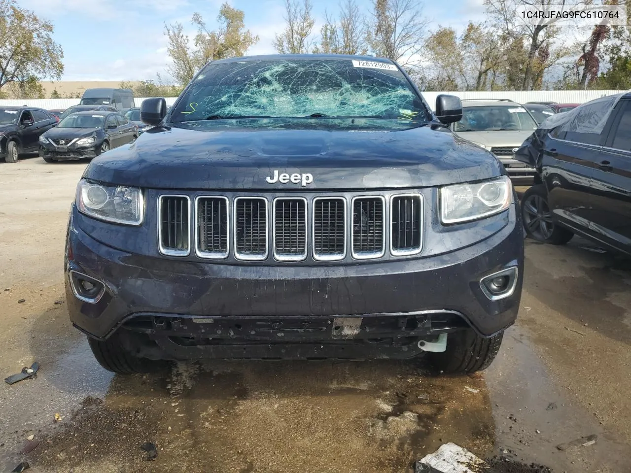 2015 Jeep Grand Cherokee Laredo VIN: 1C4RJFAG9FC610764 Lot: 52275194