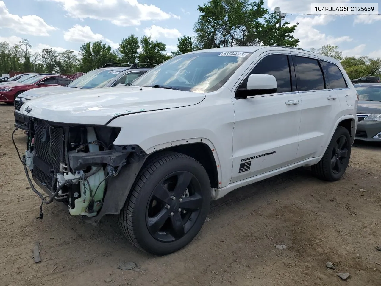 2015 Jeep Grand Cherokee Laredo VIN: 1C4RJEAG5FC125659 Lot: 52334074