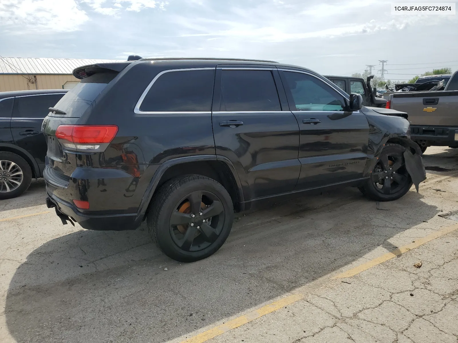 2015 Jeep Grand Cherokee Laredo VIN: 1C4RJFAG5FC724874 Lot: 52462214