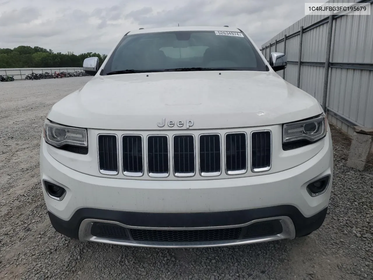 2015 Jeep Grand Cherokee Limited VIN: 1C4RJFBG3FC195679 Lot: 52634974