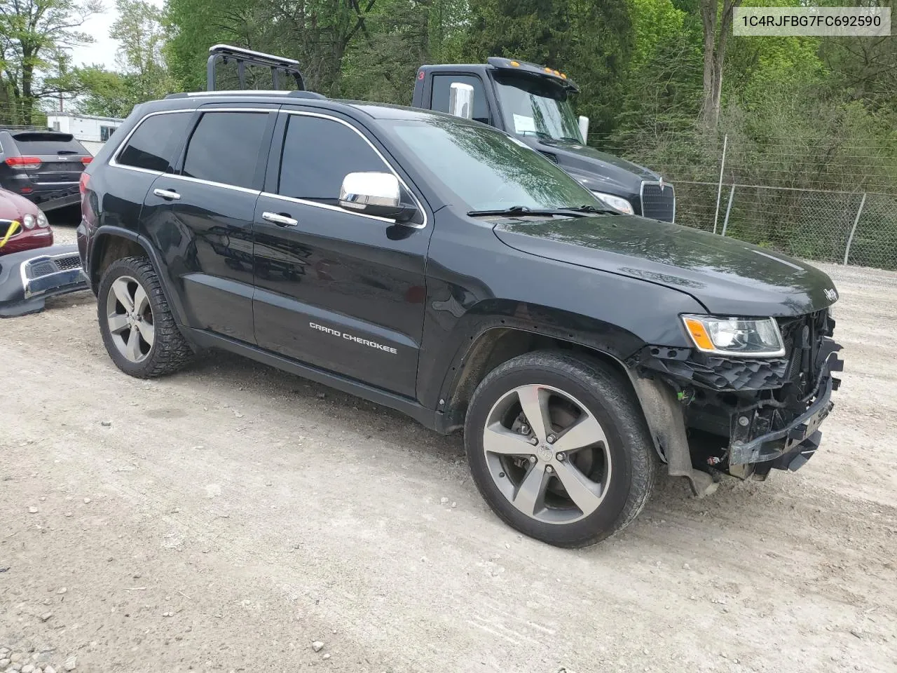 2015 Jeep Grand Cherokee Limited VIN: 1C4RJFBG7FC692590 Lot: 53287104