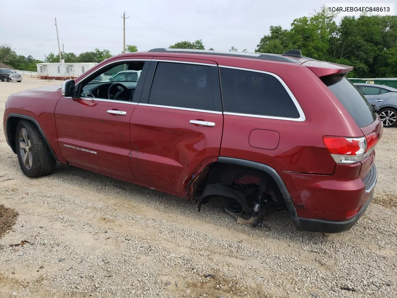 2015 Jeep Grand Cherokee Limited VIN: 1C4RJEBG4FC848613 Lot: 53340634