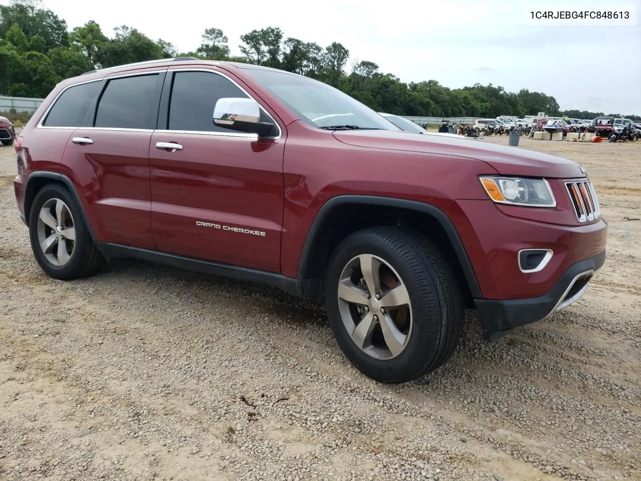 2015 Jeep Grand Cherokee Limited VIN: 1C4RJEBG4FC848613 Lot: 53340634