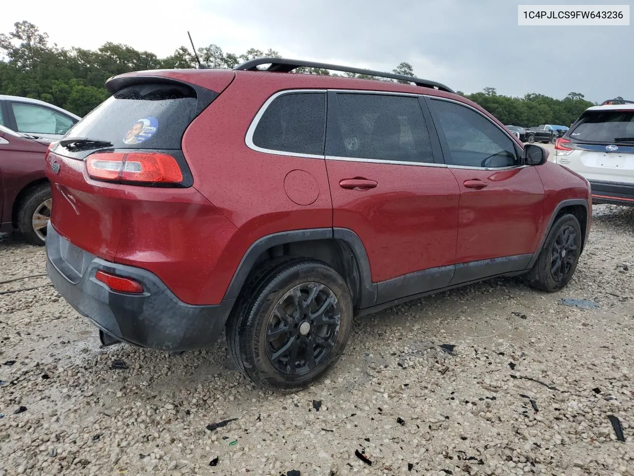 2015 Jeep Cherokee Latitude VIN: 1C4PJLCS9FW643236 Lot: 53345274