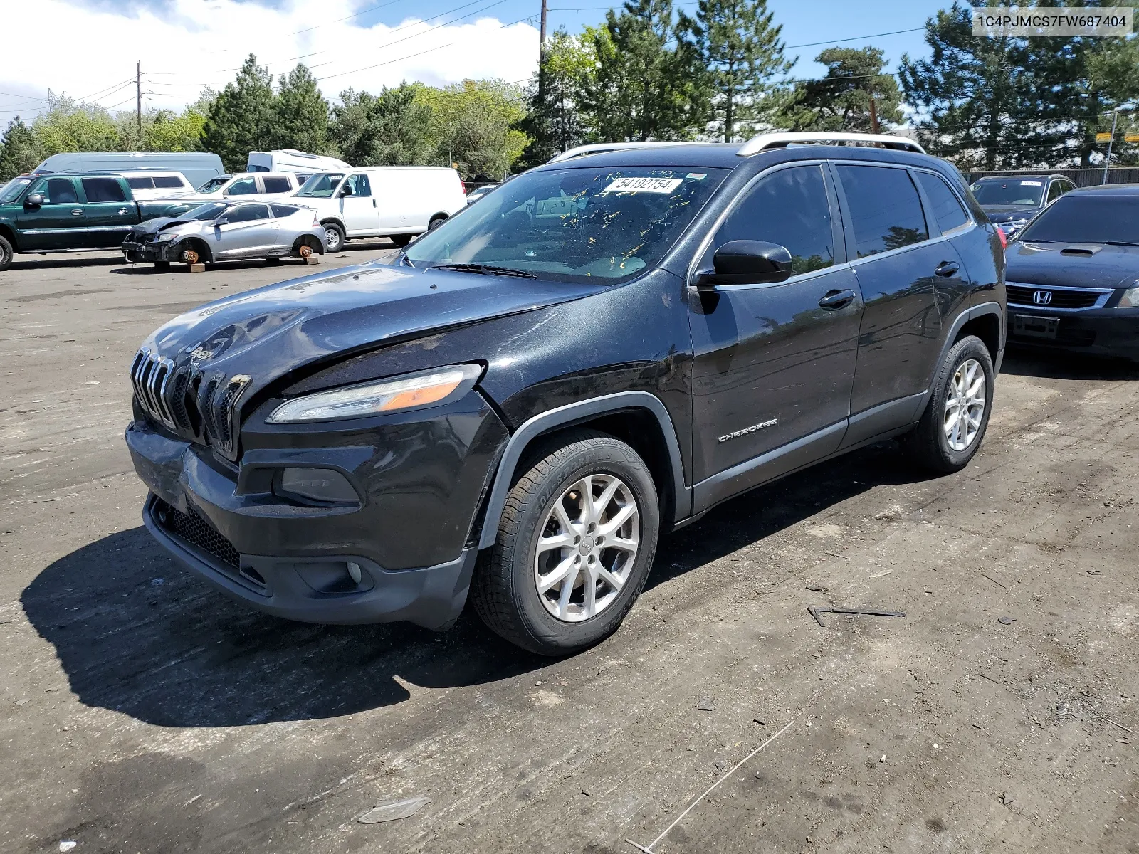 1C4PJMCS7FW687404 2015 Jeep Cherokee Latitude