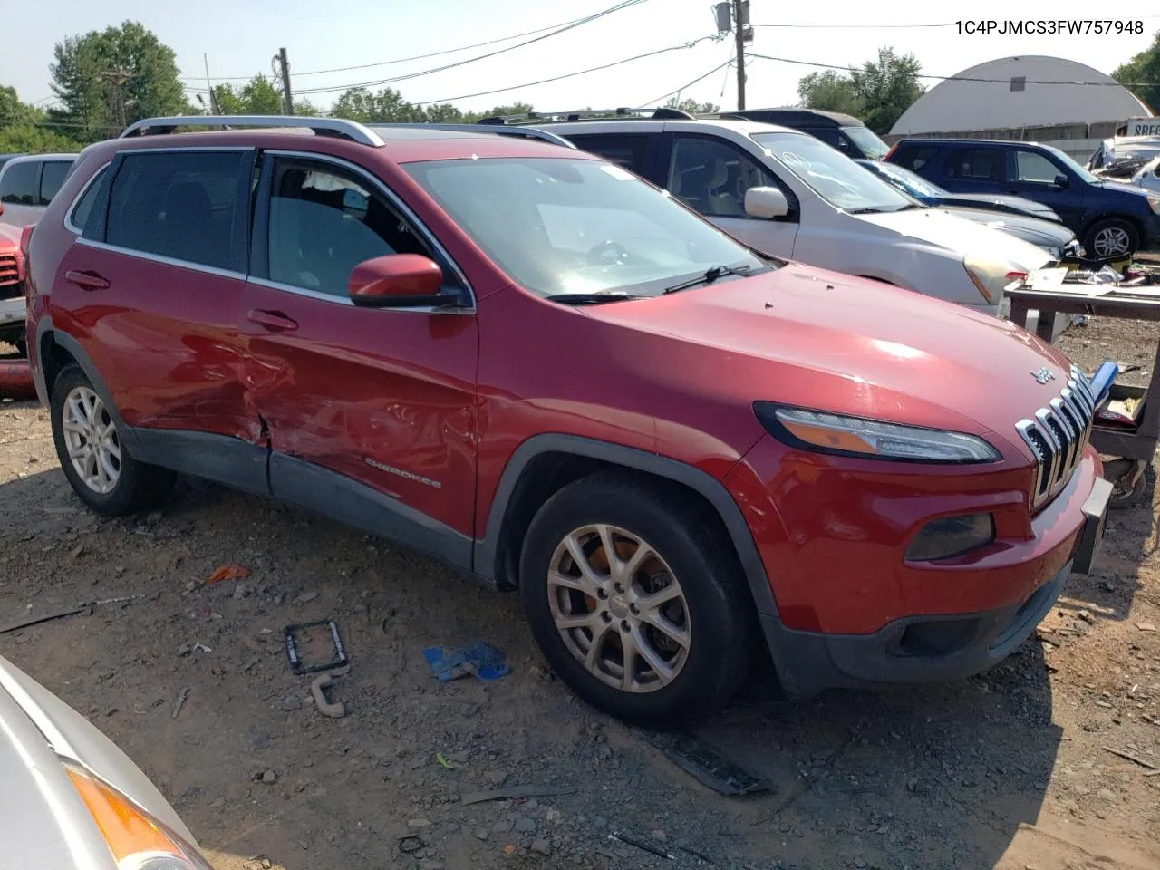 2015 Jeep Cherokee Latitude VIN: 1C4PJMCS3FW757948 Lot: 54381834