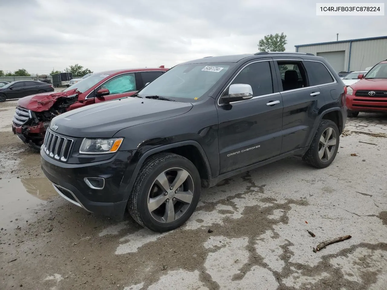 2015 Jeep Grand Cherokee Limited VIN: 1C4RJFBG3FC878224 Lot: 54561734