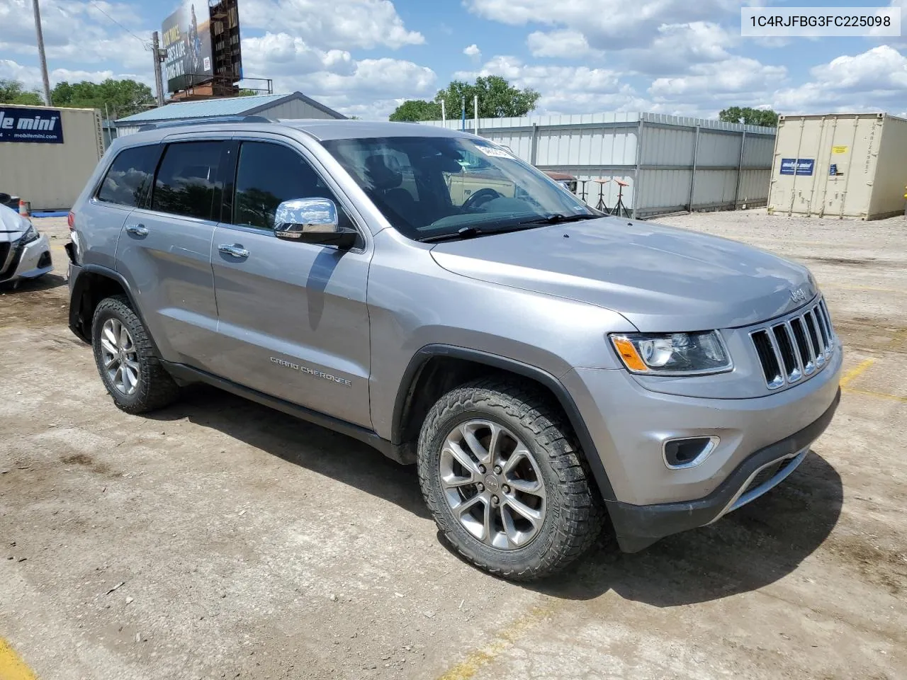 2015 Jeep Grand Cherokee Limited VIN: 1C4RJFBG3FC225098 Lot: 54632164