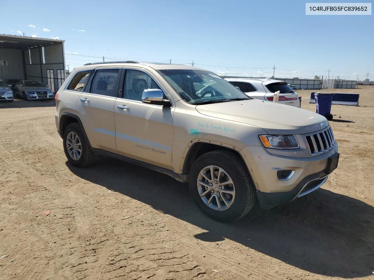 2015 Jeep Grand Cherokee Limited VIN: 1C4RJFBG5FC839652 Lot: 54773154