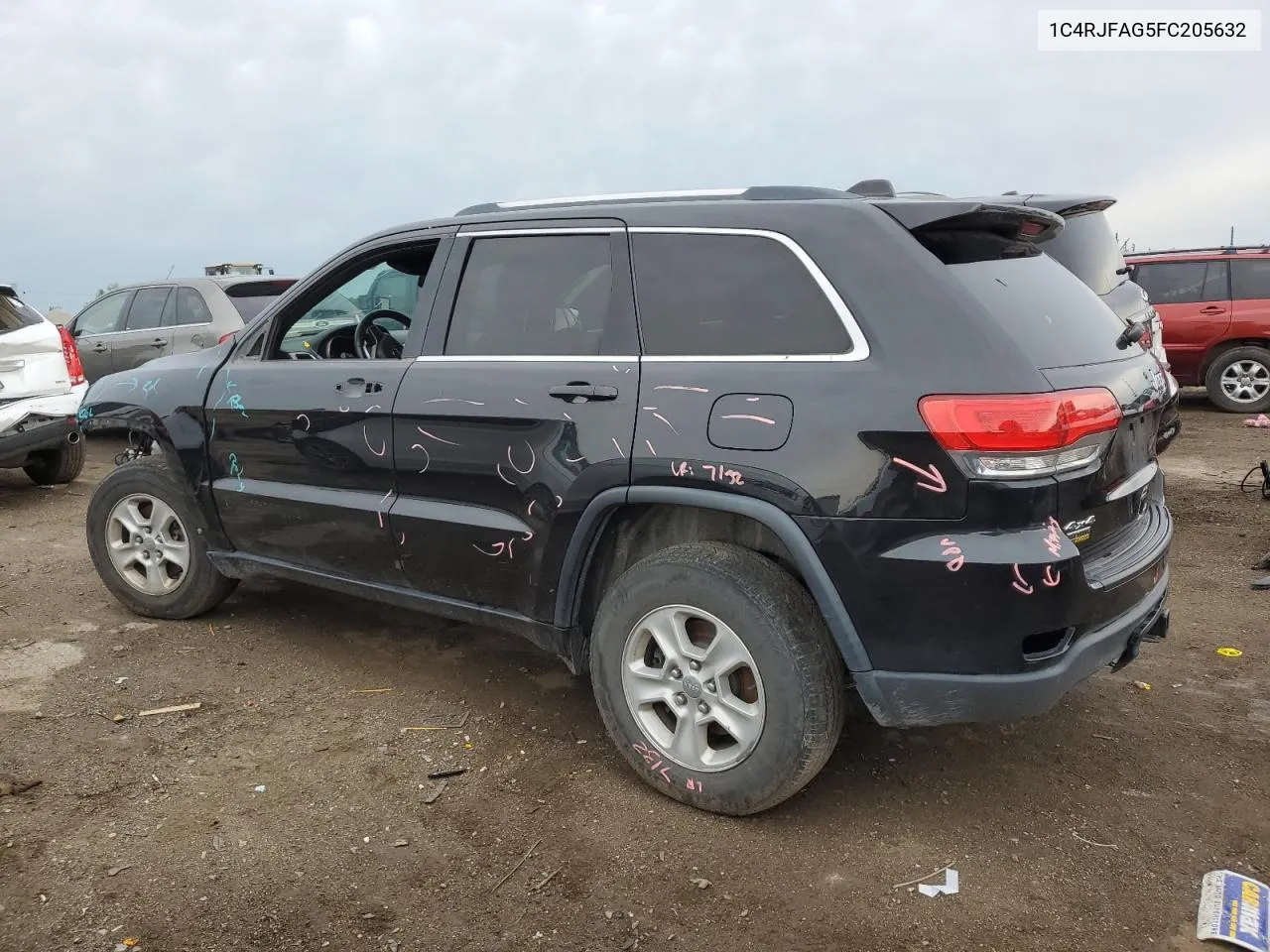 2015 Jeep Grand Cherokee Laredo VIN: 1C4RJFAG5FC205632 Lot: 55167554