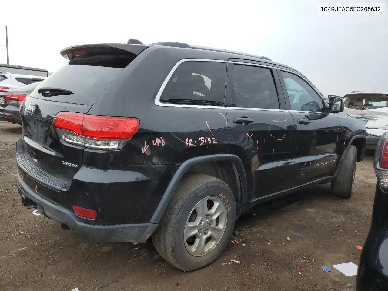 1C4RJFAG5FC205632 2015 Jeep Grand Cherokee Laredo