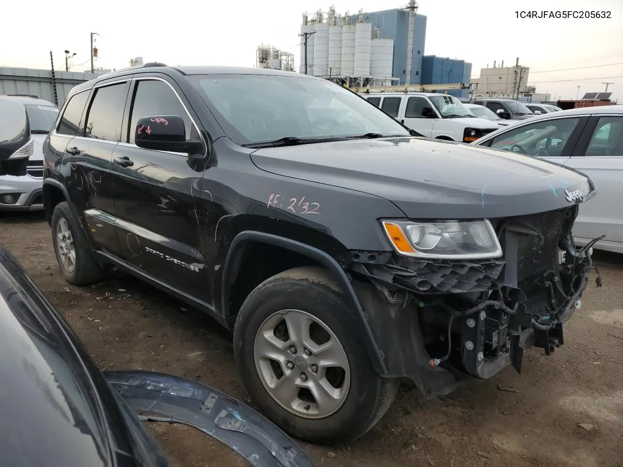 2015 Jeep Grand Cherokee Laredo VIN: 1C4RJFAG5FC205632 Lot: 55167554